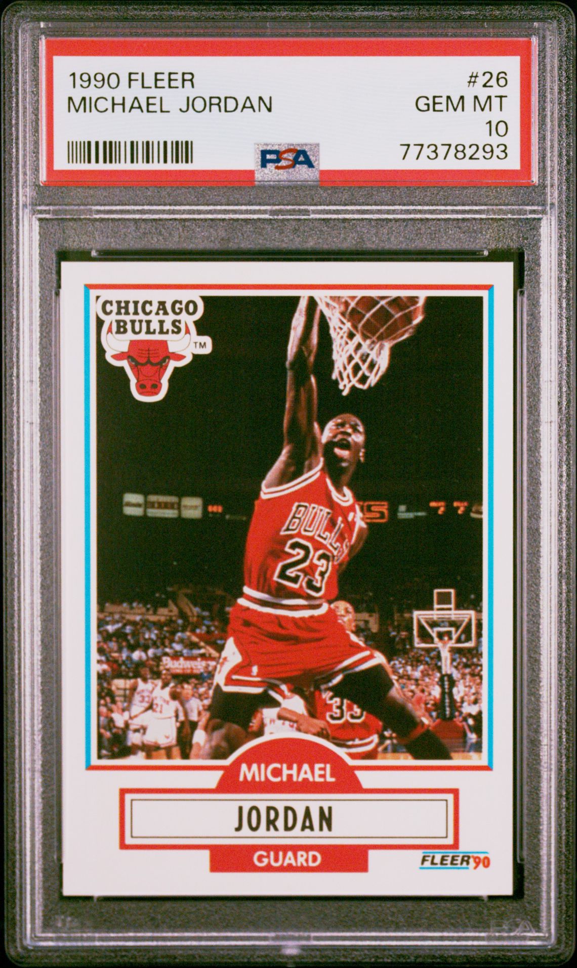 Fleer Michael Jordan front
