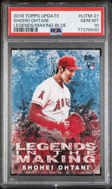 2018 Topps LEGENDS/MAKING-BLUE #LITM-21 Shohei Ohtani front
