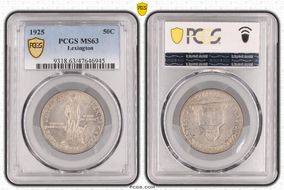 1925 50C Lexington MS63
