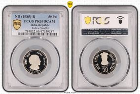 nd(1985)-B 50 Pai Indira Gandhi PR69DCAM