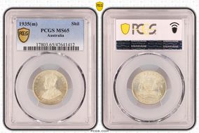 1935(m) Shil KM-26  Ag MS65