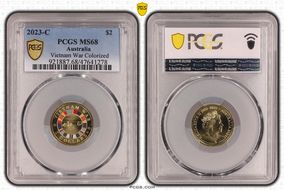 2023-C $2 Vietnam War Colorized MS68