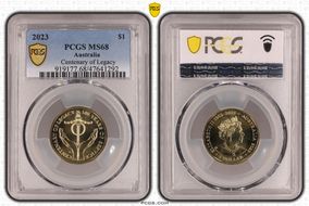 2023 $1 Centenary of Legacy MS68