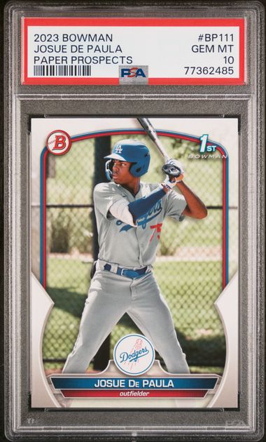 2023 Bowman #BP-111 Josue De Paula front