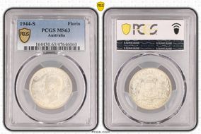 1944-S Florin KM-40  Ag MS63