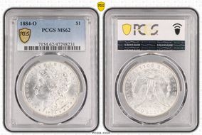 1884-O $1 MS62