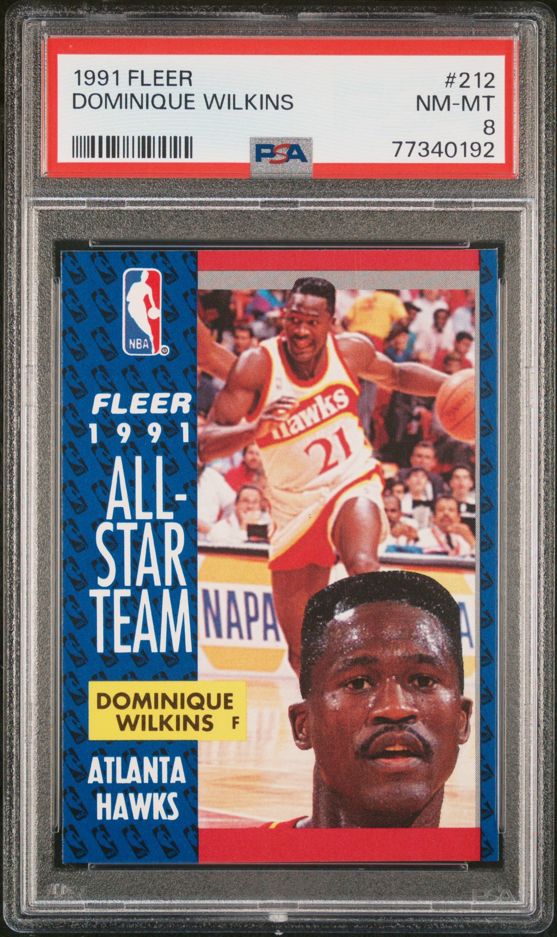 1991 Fleer FLEER #212 Dominique Wilkins front