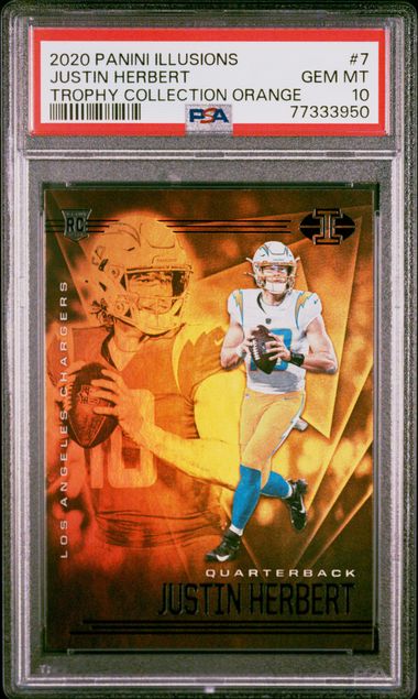 Joe Burrow 2020 Panini Illusions Orange #5