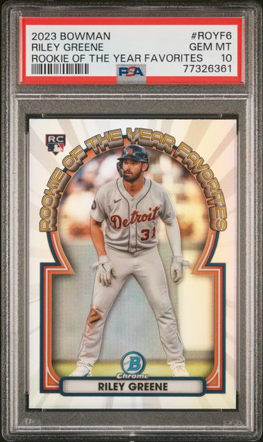 Nolan Gorman 2023 Topps Bowman Chrome Rookie Of The Year Favorite