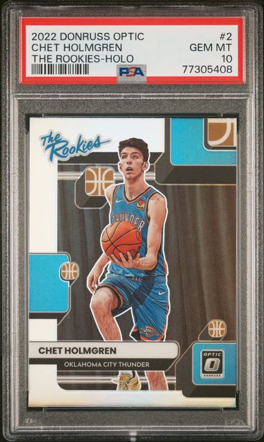 2022 Panini Donruss Optic Holo #2 Chet Holmgren front