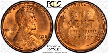 1930-D 1C MS66RD