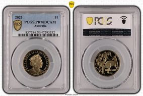 2021 $1 PR70DCAM