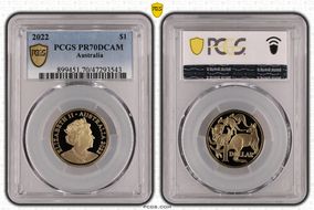 2022 $1 PR70DCAM