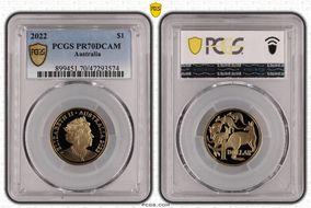 2022 $1 PR70DCAM