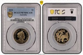 2022 $1 PR70DCAM