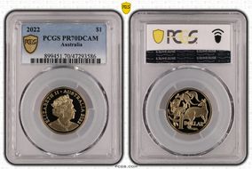 2022 $1 PR70DCAM