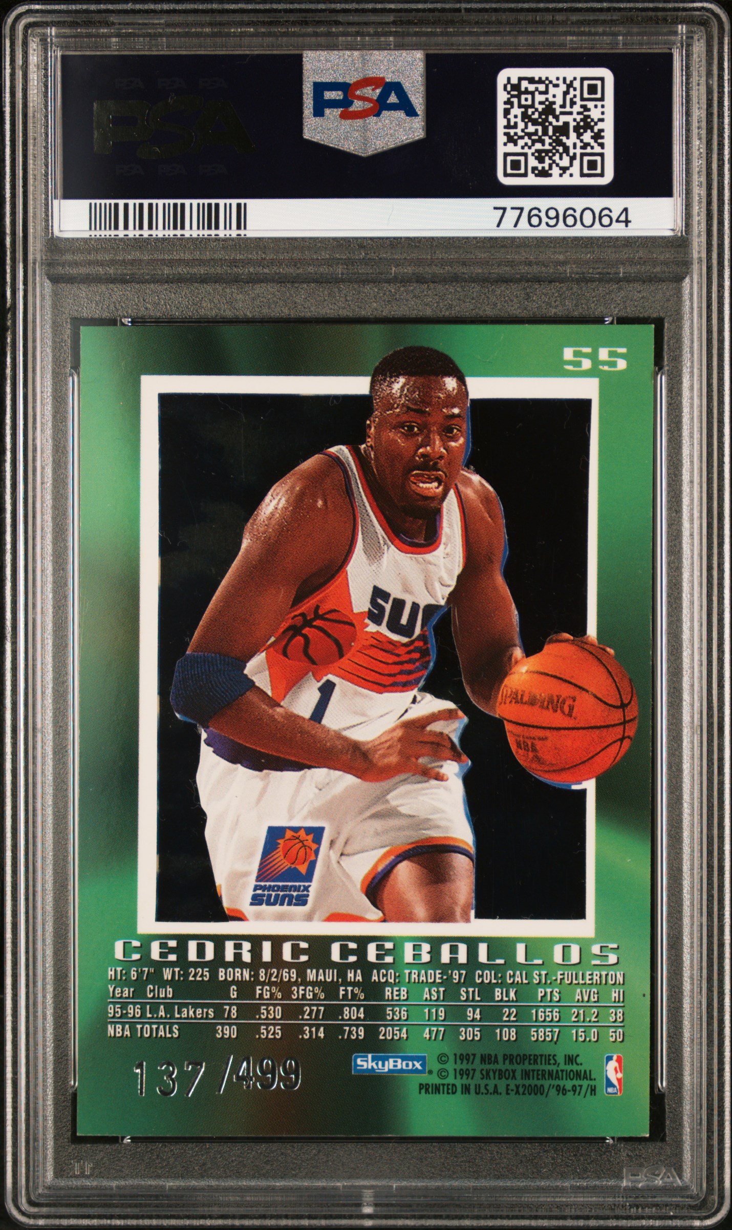 Basketball - 1996-97 Skybox E-X2000 Credentials: Ex