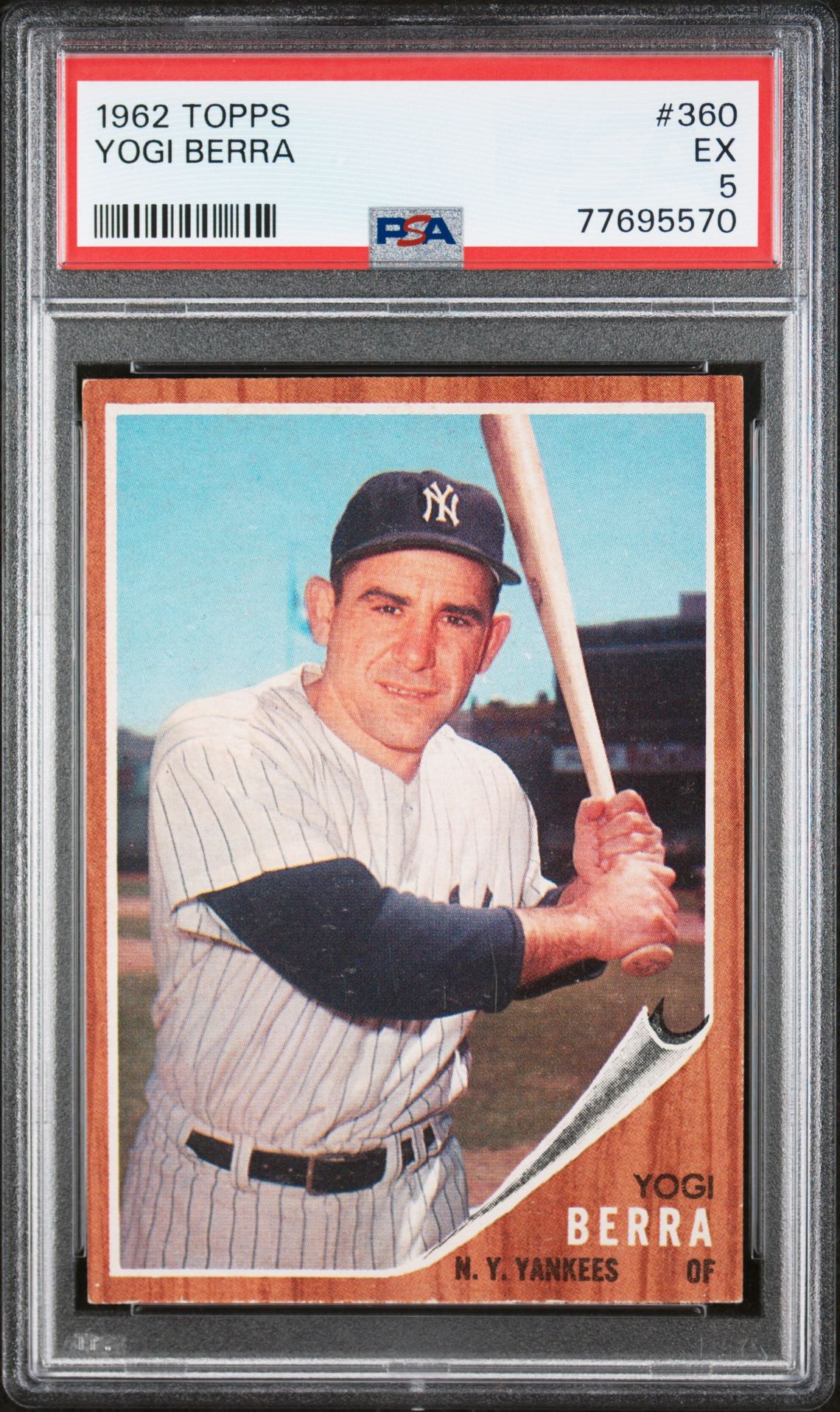 1962 Topps TOPPS #360 Yogi Berra front