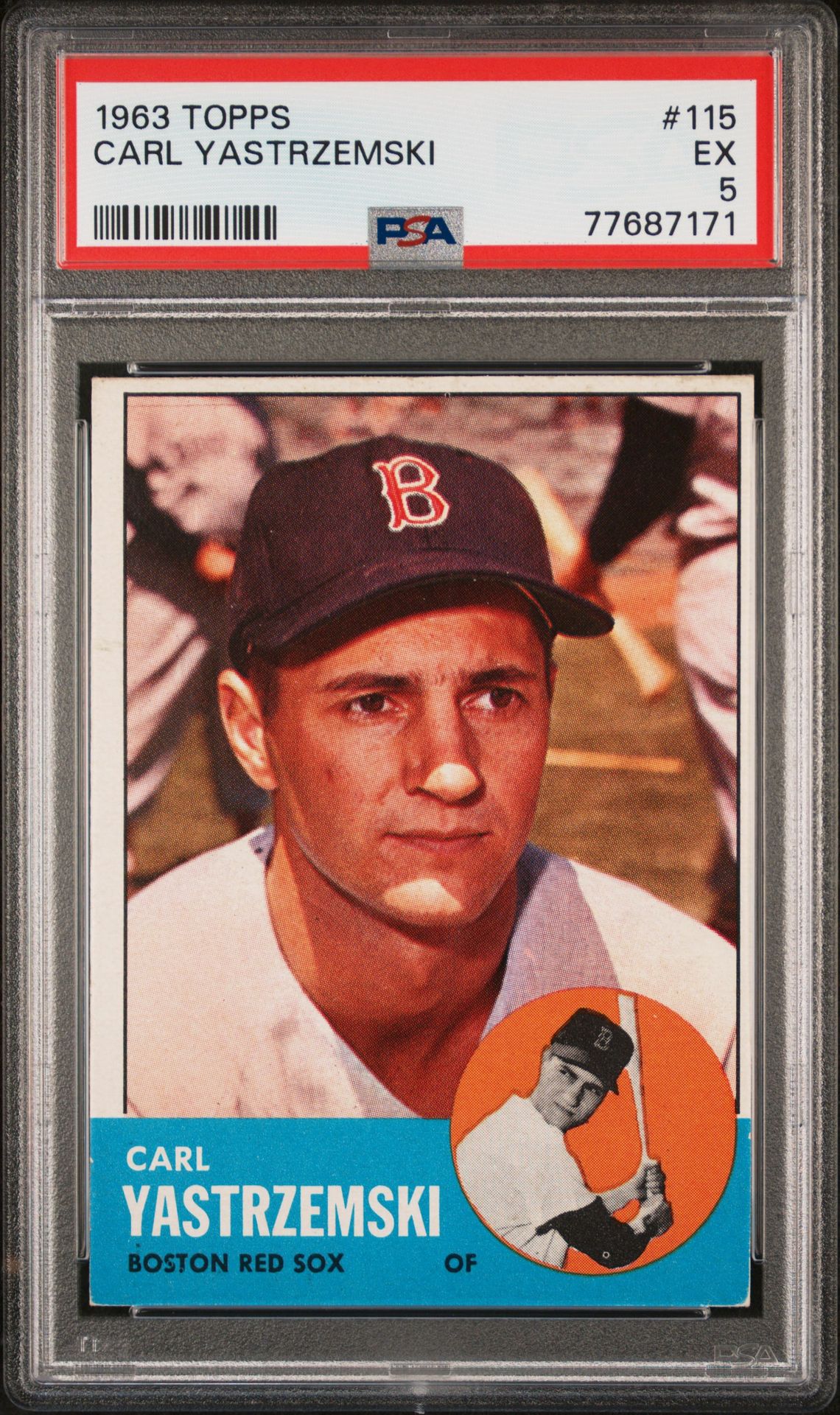 1963 Topps TOPPS #115 Carl Yastrzemski front