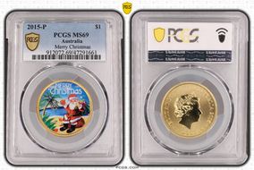 2015-P $1 Merry Christmas MS69