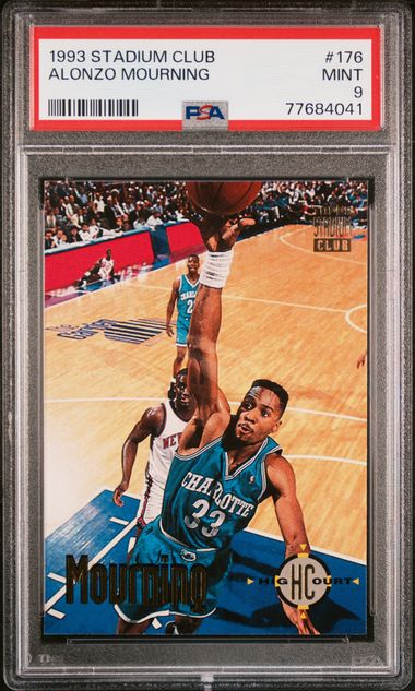 1993 Topps Topps Stadium Club #176 Court Alonzo Mourning front