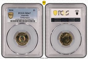 2016 $2 Paralympics Colorized MS67