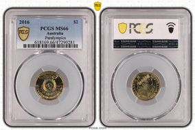 2016 $2 Paralympics Colorized MS66