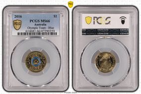 2016 $2 Olympic Team - Blue MS66