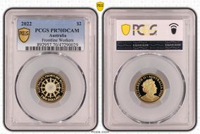 2022 $2 Frontline Workers PR70DCAM