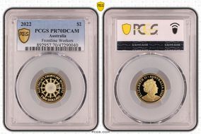 2022 $2 Frontline Workers PR70DCAM