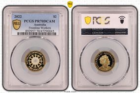 2022 $2 Frontline Workers PR70DCAM