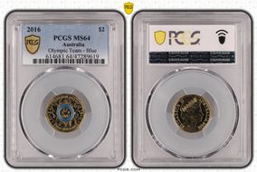 2016 $2 Olympic Team - Blue MS64