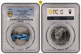 2017 50C Ford Australian Classics ZH Fairlane Colorized MS69