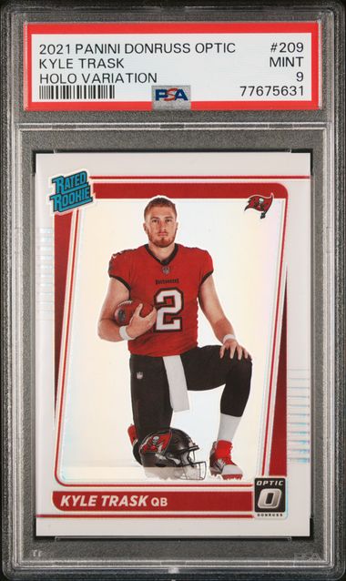 2021 Panini Donruss Optic Holo Variation 209 Kyle Trask Rookie