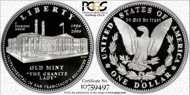 2006-S $1 San Francisco Old Mint PR69DCAM