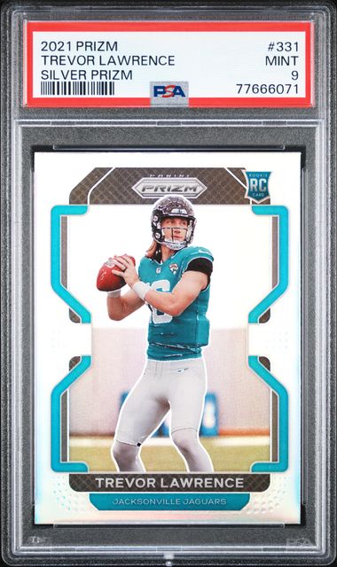 2021 Panini Flawless NFL Shield Gems #NFL6 Trevor Lawrence Gem