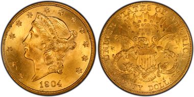 1904 $20 MS65