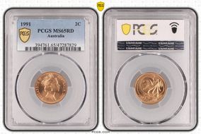 1991 2C MS65RD