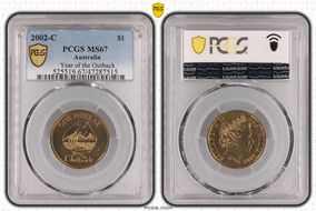 2002-C $1 Year of the Outback MS67