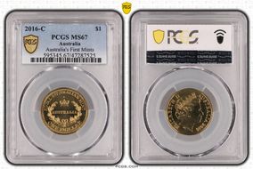 2016-C $1 Australia's First Mints MS67