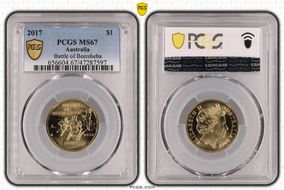2017 $1 Battle of Beersheba MS67