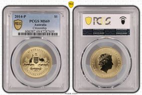 2014-P $1 Citizenship MS69