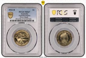 2022-B $1 Australovenator Privy Mark MS67