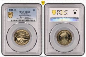 2022-M $1 Australovenator Privy Mark MS68