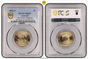 2021-C $1 Air Force Centenary MS67