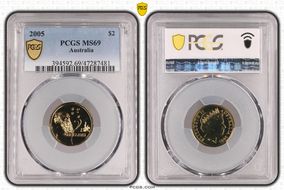 2005 $2 MS69