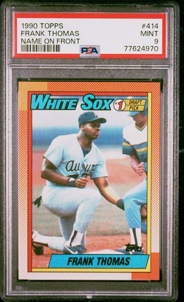 1990 LEAF FRANK THOMAS #300 CHICAGO WHITE SOX ROOKIE RC PSA 10 GEM