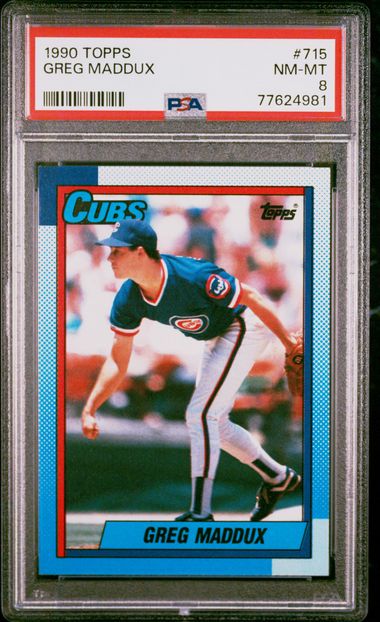 2022 Topps Transcendent Collection Variation Autograph Red #TCVA-GM Greg  Maddux Signed Card (#1/1) - PSA MINT 9, PSA/DNA GEM MT 10 on Goldin Auctions