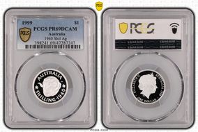 1999 $1 1940 Shil Ag PR69DCAM