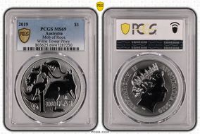 2019 $1 Mob of Roos Willis Tower Privy MS69